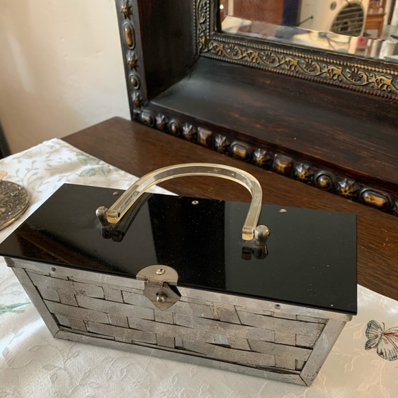 1950’s Metal and Lucite Purse - Picture 1 of 8